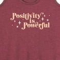 thumbnail image 3 of Instant Message - Positivity Is Powerful - Women's Racerback Tank Top, 3 of 6