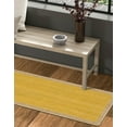 thumbnail image 5 of Unique Loom Braided Jute Collection Area Rug - Goa (2' 7" x 6' 1" Runner Yellow/Natural), 5 of 6