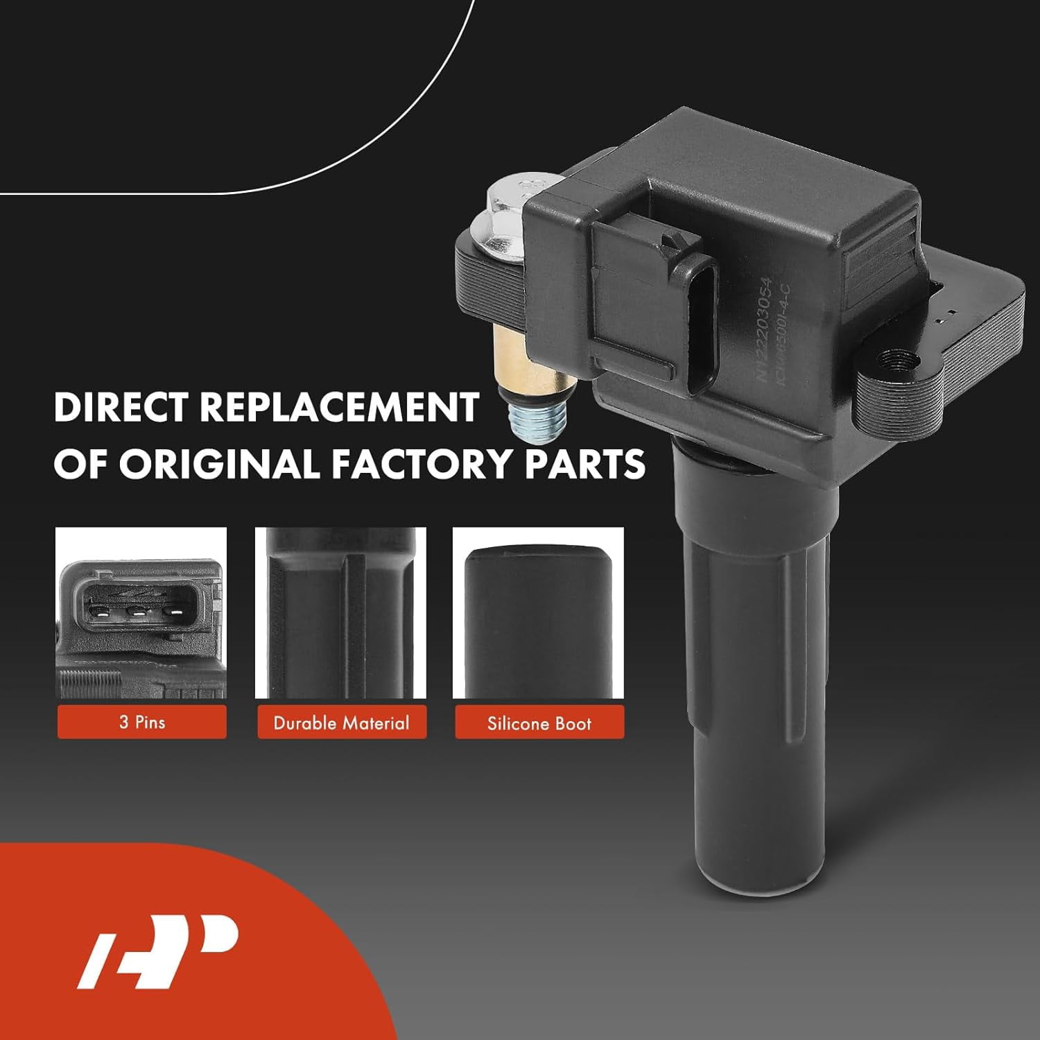 A-Premium Set of 4 Ignition Coil Pack and Iridium Spark Plugs Compatible with Subaru Forester 2011-2013, Impreza 2011-2014, Legacy 2010-2012, WRX 2013-2014, WRX STI 2013-2018, 2.5L