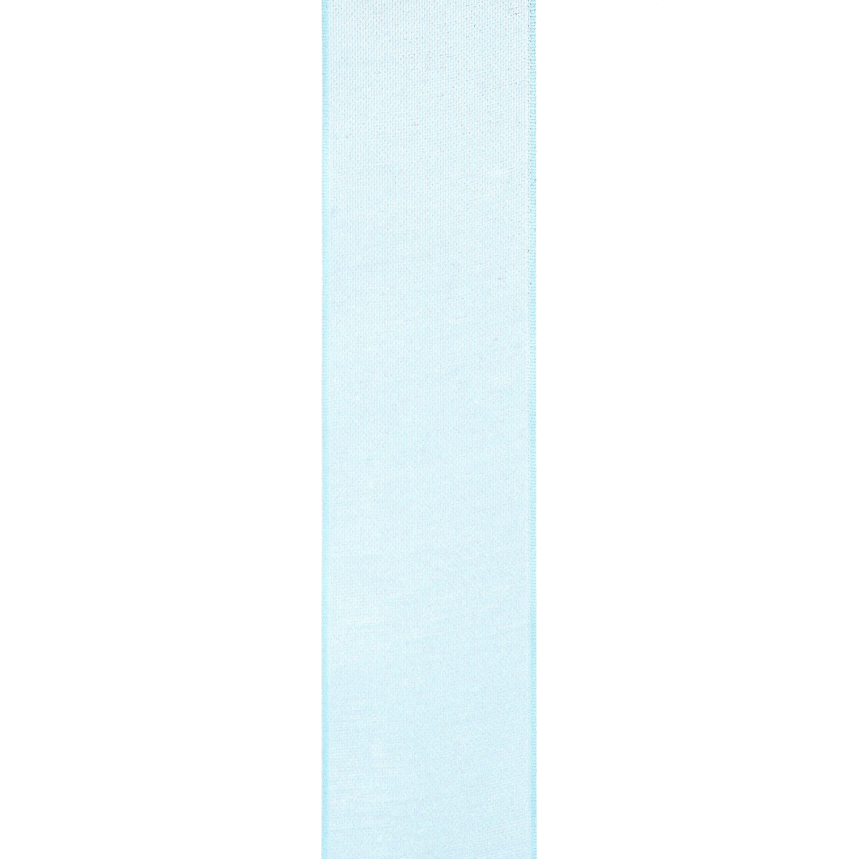 Light Blue Sheer Organza Ribbon, 7/8" x 100 Yards by Gwen Studios