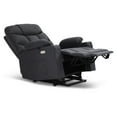 thumbnail image 2 of MCombo Power Lift Recliner Chair with Extended Footrest for Elderly, Faux Leather(Black), 2 of 8