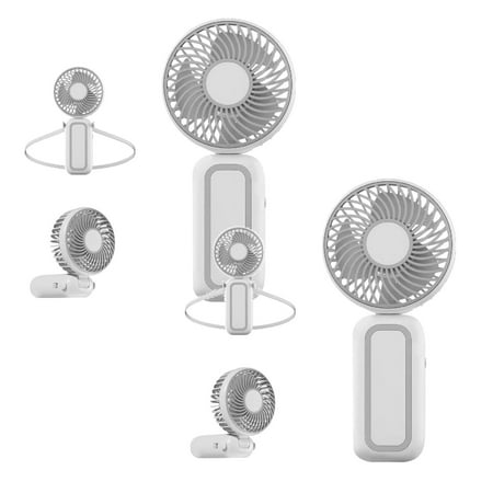 

Jrocdr New Handheld Mini Hanging Rope Small Fan With USB Charging Foldable And Portable High Wind Neck Hanging Fan Battery-powe Fans Battery Operated Fans Portable Small Travel *2PCS