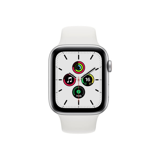 Apple Watch SE (GPS + Cellular) - 44 mm - silver aluminum - smart 