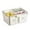 White, variant on Binwennn Freezer Containers for Soup Dog Food Storage Container 20 Lb Glass Meal Prep Containers 2 Compartment Japanese Style Refrigerator Storage Food Storage Divine Tool For Cold Storage And