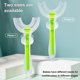 thumbnail image 2 of Cepillo de dientes de silicona en forma de U, boca completa, doble cara, dientes completos para niños, mordedores de 360 ​​grados con suministros de limpieza de dientes, pequeño, verde Advancent HA009125-05, 2 of 6