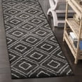 thumbnail image 2 of SAFAVIEH Tunisia Mandy Geometric Diamonds Area Rug, Anthracite/Cream, 3' x 5', 2 of 5