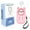 Pink, variant on Kyusrd Personal Alarm Keychain For Women,Men,Kids,Children,& Elderly,130dB Self Alarm With LED Light
