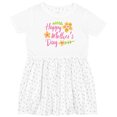 thumbnail image 3 of Inktastic Happy Mothers Day with Flowers Girls Toddler Dress, 3 of 5