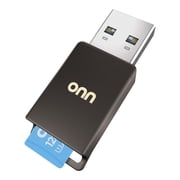 onn 128GB C10 U1 V10 A2 microSDXC Flash Memory Card + Reader, for Phones, Cameras, Tablets & Drones