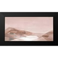 thumbnail image 2 of Nai, Danhui 24x14 Black Modern Framed Museum Art Print Titled - Warm Geometric Mountain, 2 of 5