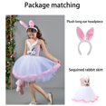 thumbnail image 5 of Godom Girls Dresses Summer Dresses Ruffle Sleeve Tiered Swing Casual Sundress Tween Kid Off Shoulder Dresses, 5 of 7