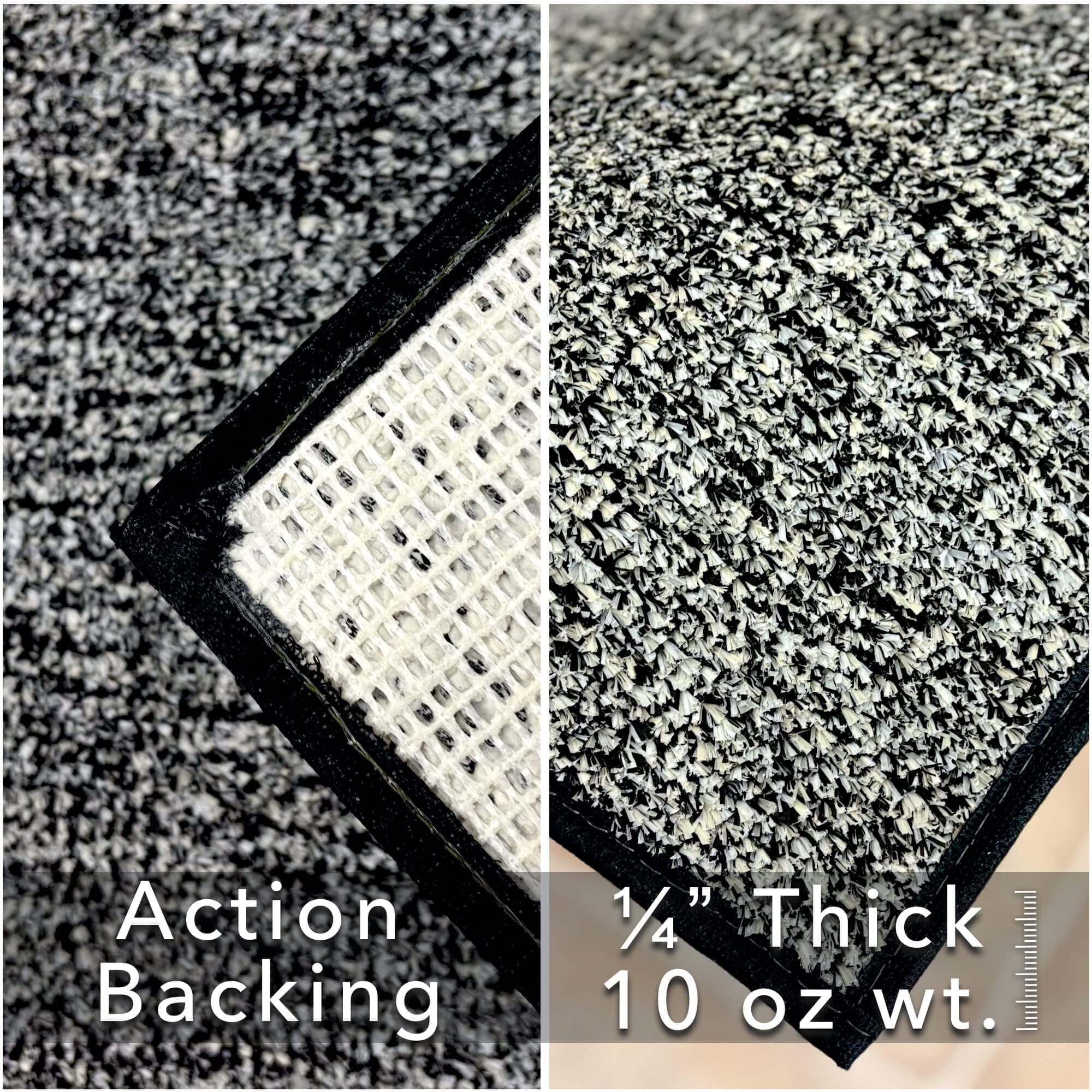 Koeckritz Rugs Premium 9'x12' Pavement Indoor/Outdoor Turf Rug - Ideal for Patios, Decks