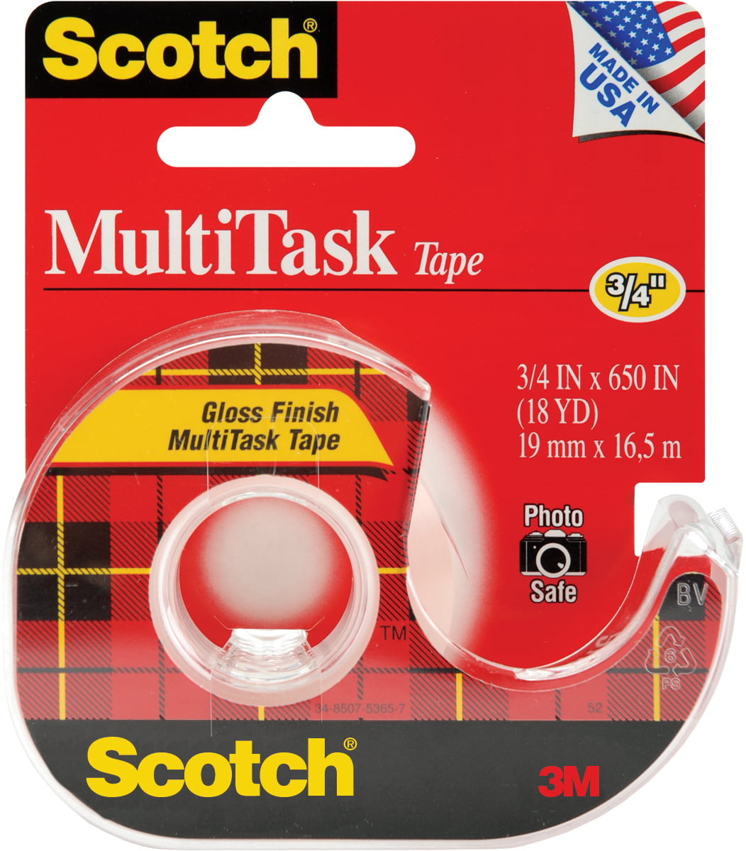 1 Pack 48MM Width x 18 Length 3M 375 Scotch Box Sealing Tape