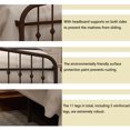 thumbnail image 6 of alazyhome Brown Platform Metal Bed Frame, Suitable All Ages, Twin, 6 of 7