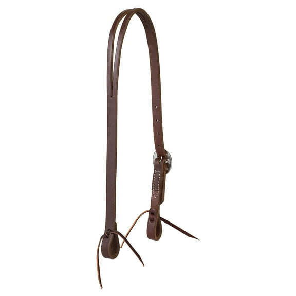 3/4" Weaver Leather Working Cowboy Split Ear Horse Headstall Golden Chestnut