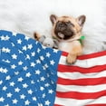 thumbnail image 2 of Pet Blanket America Flag Soft Warm Sofa Car Bed Protector Washable for Puppy Large Dogs Cats, 2 of 7