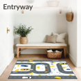 thumbnail image 3 of ODIKA 8x10 Machine Washable Non-Slip Area Rug, Geometric High Traffic Rug, Gray, 71490, 3 of 7