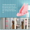 GeweYeeli Baby Safety Door Lock Sliding Anti-pinch Door Window Protection Lock Wardrobe Lock, Pink