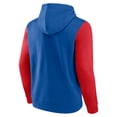 thumbnail image 3 of Men's Logo Athletic Royal Philadelphia 76ers Outline Colorblock Pullover Hoodie, 3 of 3