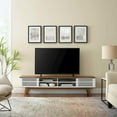 thumbnail image 4 of Modway Render 70" Entertainment Center TV Stand in Walnut White, 4 of 8