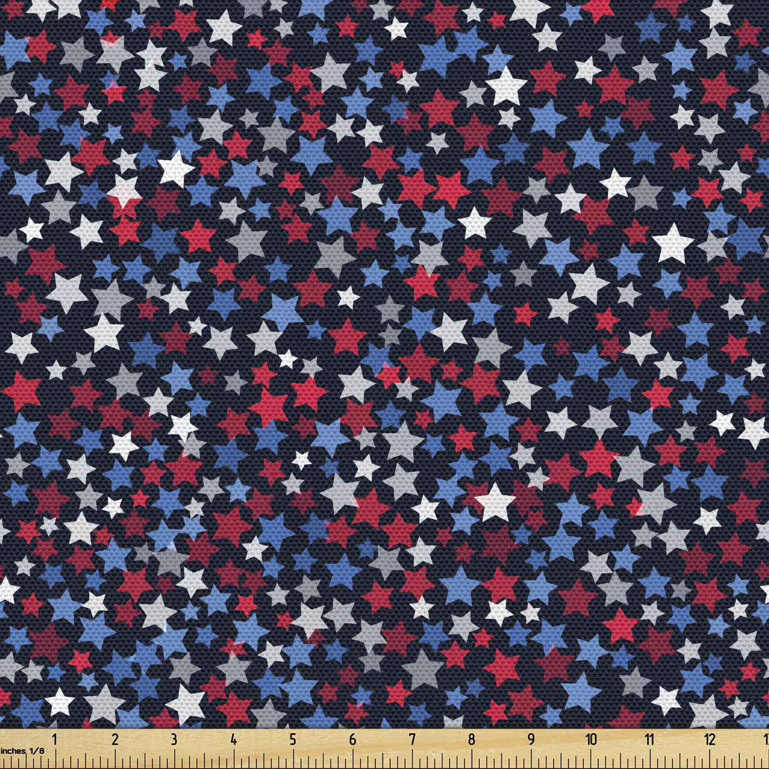 Fourth of July Fabric by the Yard Upholstery, Celebration Print Joyous