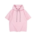thumbnail image 5 of Purcolt Mens Short Sleeve Hoodies Lightweight Loose Fit Hooded T-Shirts Summer Casual Bodybuilding Workout Sweatshirts for Beach Vacation, 5 of 8