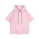 thumbnail image 3 of Ceisia Men's Relaxed Fit Short Sleeve Hooded T-Shirt with Drawstring and Side Pockets Pink XXL Gifts, 3 of 8