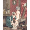 thumbnail image 2 of Louis-Marin Bonnet 20x24 Gold Ornate Framed and Double Matted Museum Art Print Titled - The Toilet, 2 of 4