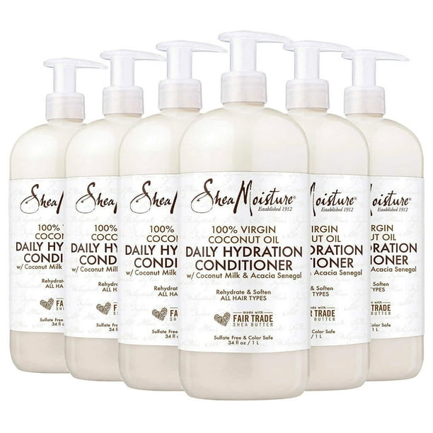 Shea Moisture 100 Virgin Coconut Oil Daily Hydration Conditioner, 34.0