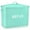 Turquoise, variant on Bread Box for Kitchen Countertop, Vesteel Metal Bread Bin Holder for Modern Classic Farmhouse, Extra Large & High Capacity Storage Container - 13" x 9.8" x 7.3" - Holds 2+ Loaves, Navy Blue