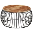 thumbnail image 1 of vidaXL Table Basse 68 cm Bois d'Acacia Massif, 1 of 5