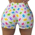thumbnail image 2 of Fotbe Bear And Polka Dot Shorts Sin Costuras – Shorts Deportivos de Cintura Alta para Mujer, Elásticos para Gimnasio, Yoga, Running o Ciclismo-XX-Large, 2 of 8