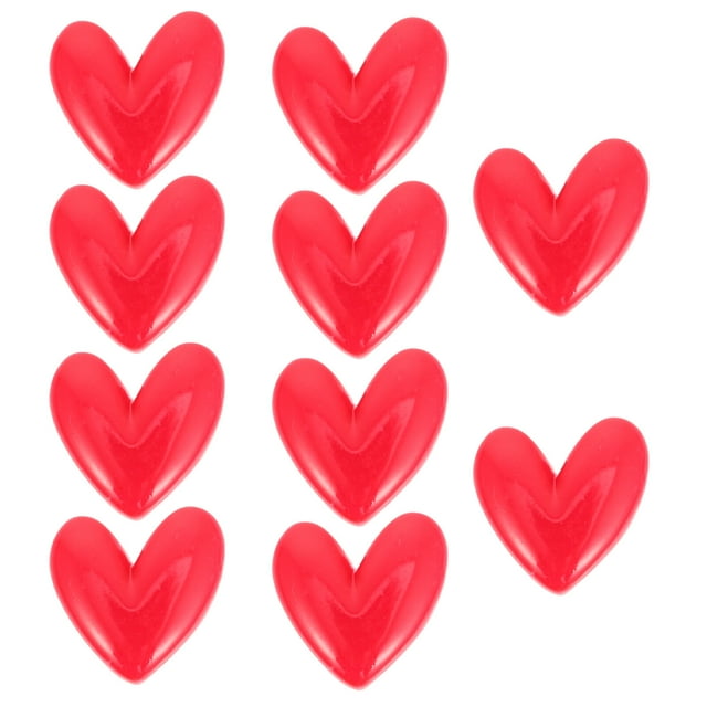 WORGEOUS 10pcs imanes de refrigerador imanes de corazón imanes de oficina imanes decorativos
