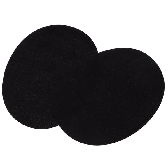 KAKOWELY 1 Pair Imitation Suede Fabric Iron-on Patches For Bags And Shoes Cover Holes 14x11CM