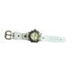 thumbnail image 2 of Reloj de pulsera de diseño retro a la moda para hombres y mujeres, correa ancha y cómoda. Blanco, 2 of 9