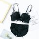 thumbnail image 4 of Conjunto De Sujetador Bordado Floral + Bragas De Encaje De Moda Para Mujer, 4 of 5