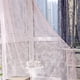 thumbnail image 4 of Cortina transparente de encaje, gasa de red floral, cortina para puerta, ventana, hilo de tul, proyección decorativa para balcón, dormitorio Inevent HA7692-02B, 4 of 7
