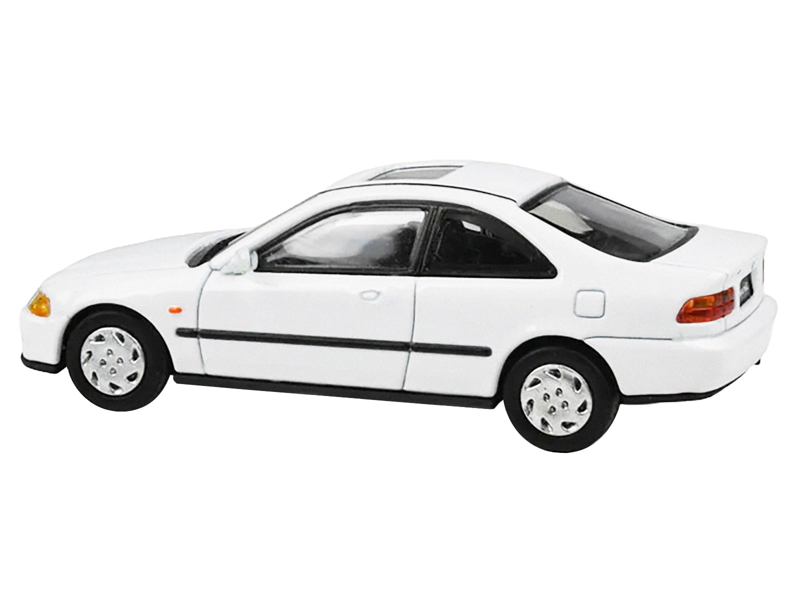 1995 Honda Civic Coupe EJ1 White with Sunroof 1/64 Die Cast Model Car by Paragon
