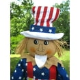 thumbnail image 4 of 60" Scarecrow Uncle Sam Patriotic Fall Indoor or Outdoor Decor, 4 of 4