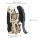 thumbnail image 3 of Figuritas de decoración de calavera artesanal de resina con alas de Ángel negras Cateissary Kit de fundición de esqueleto, 3 of 6