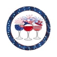 thumbnail image 2 of Agiferg Independence Day Welcome Sign Decorative Vintage Wall Hanging Home Garden, 2 of 9