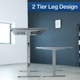 thumbnail image 3 of VIVO Electric Dual Motor 71” x 36” Standing Desk, Dark Gray Top, Gray Frame, 3 of 8