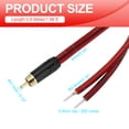 thumbnail image 2 of Uxcell 2 Pcs Cable RCA Chapado en Oro, 1.96ft (0.6 metros) Cable de Audio RCA a Extremo Abierto de Cable Desnudo, Cable de Extensión RCA para Guitarra, Altavoces, Equipos de Audio, 2 of 6