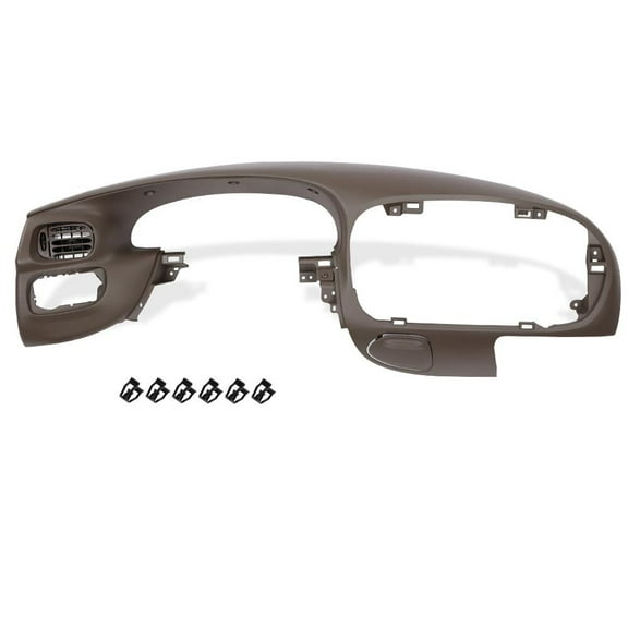 Dashboard Bezel Fit For 97-03 Ford F-150 Expedition Instrument Dash Pad Brown