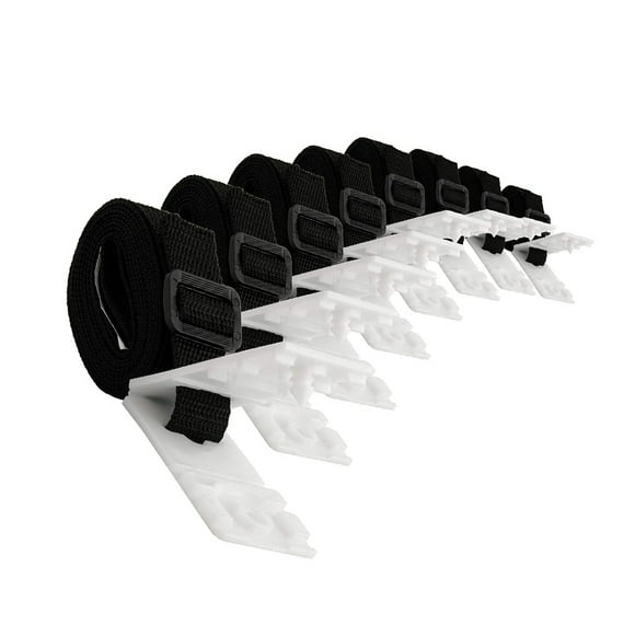 Billuyoard Accesorio de rodillo para cubierta de piscina Universal, correas de manta solar, conexión apretada, Kit de cinturón de flejado, Jardín y Patio