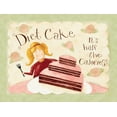 thumbnail image 2 of DiPaolo, Dan 18x15 Gold Ornate Wood Framed with Double Matting Museum Art Print Titled - Diet Cake, 2 of 4