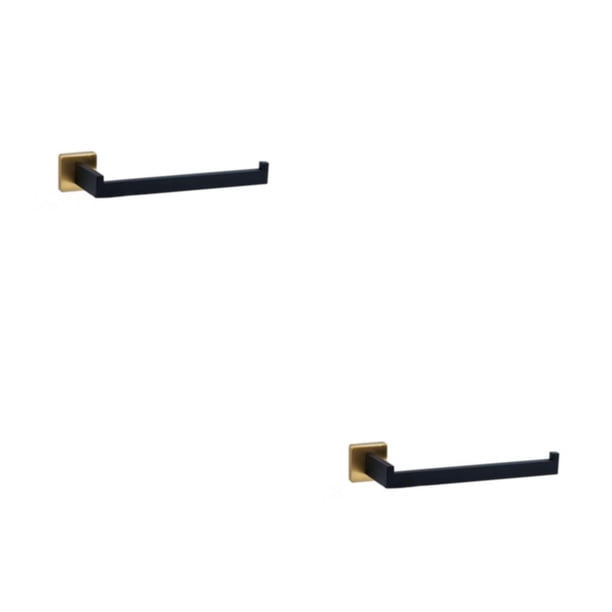 Juego de herrajes para baño Advancent accesorios toallero Soporte de papel Gancho para bata oro negro