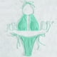 thumbnail image 4 of Trajes de baño tankini para mujer Trajes de baño de dos piezas con tirantes ajustables y espalda descubierta de color liso para mujer Trajes de baño para mujer Trajes de baño tankini para mujer, 4 of 4