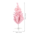 thumbnail image 3 of GOOHOCHY 1 Árbol de Navidad Rosa de Escritorio, Pequeño Árbol de Navidad para Decoración de Fiestas, 3 of 8