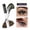 Brown, variant on Kokovifyves 10g 2 In 1 Double Ended Mascara, Glitter Matte Colorful Mascara, Diamond Volumizing Lengthening Curling Long Lasting Eyelash Makeup